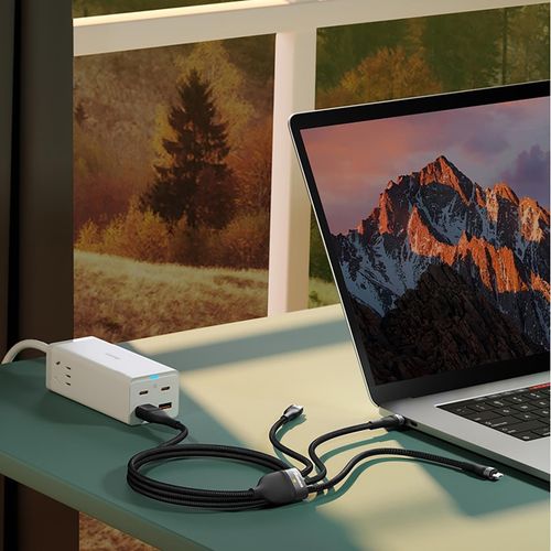 kabel przewód 4w1 usb+usb-c do usb-c / iphone lightning / micro usb 1.2m na Arena.pl
