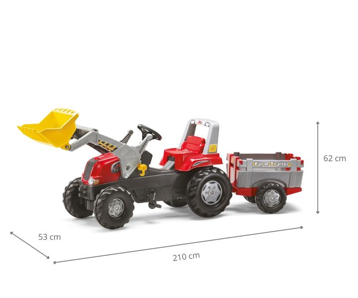 ND18_5974 Rolly Toys 811397 Traktor Rolly Junior zdjęcie 11