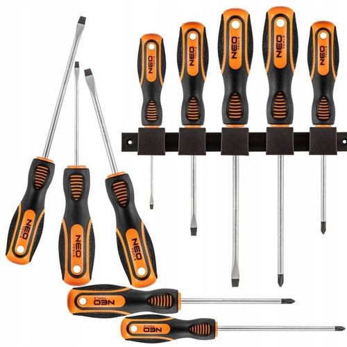 NEO KOMPLET WKRĘTAKÓW ŚRUBOKRĘTÓW ZESTAW 5 SZTUK MAGNES + UCHWYT 04-192 na Arena.pl