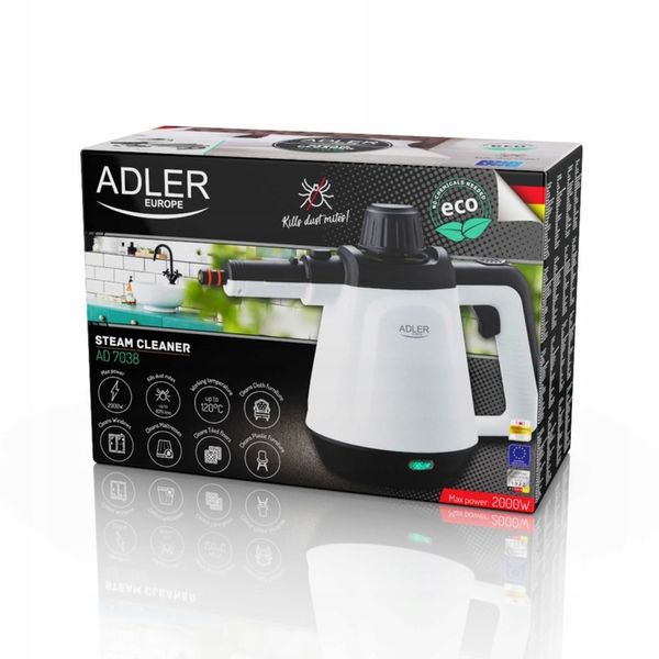 Myjka parowa Parownica Czyścik Okien Steamer 2000W 3,5 bara 13 elementów zdjęcie 2