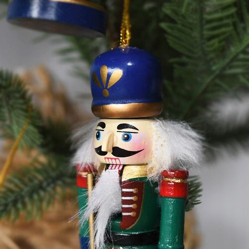 ŚWIĄTECZNE DZIADKI DO ORZECHÓW Zawieszki 6szt 20cm na Arena.pl