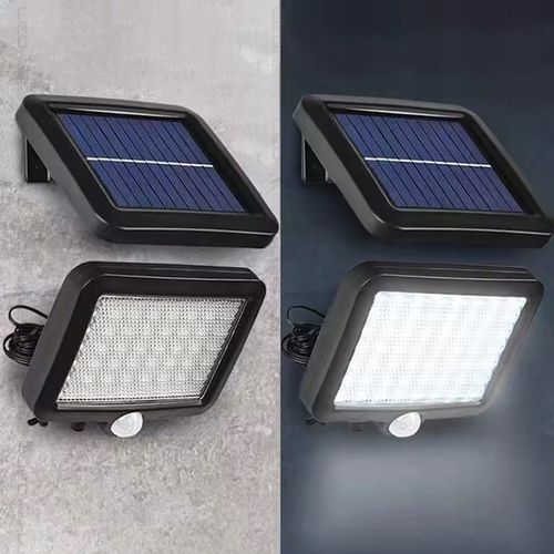 Lampa solarna LED czujnik ruchu zmierzchu Naświetlacz zewnętrzny PIR na Arena.pl