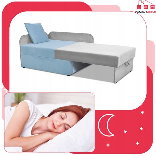 Narożnik dziecięcy Denis Duo rozkładany pojemnik łóżko dzieci materac kubuś na Arena.pl