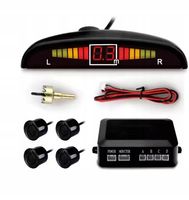 CZUJNIKI PARKOWANIA COFANIA PRZÓD TYŁ LCD ZESTAW CZUJNIKÓW LED 4 CZUJNIKI