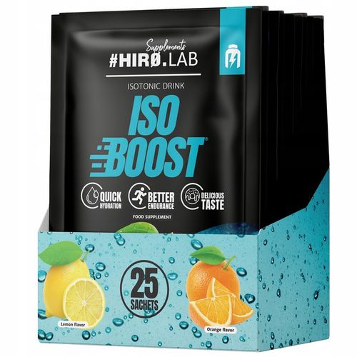 IZOTONIK ISO KONCENTRAT NAWODNIENIE ELEKTROLITY cytryna 25x 25 g box zestaw na Arena.pl