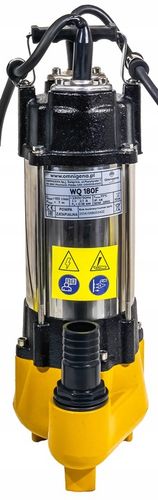 POMPA ZATAPIALNA DO WODY BRUDNEJ CZYSTEJ ŚCIEKÓW WQ 180F 230V Z PŁYWAKIEM na Arena.pl