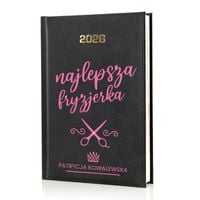 Kalendarz fryzjerki 2026 z nadrukiem imienia dla fryzjerki
