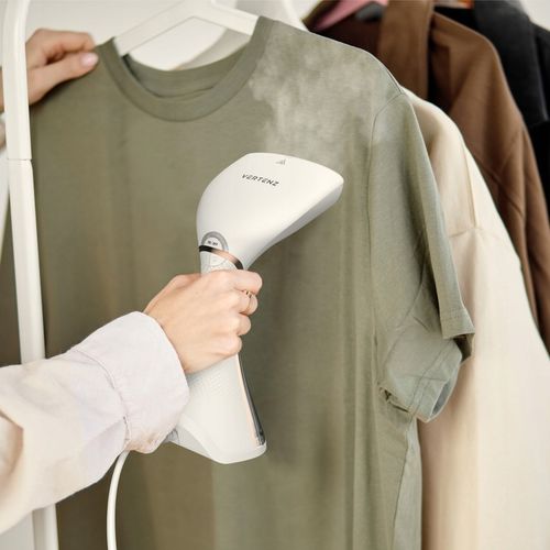 ŻELAZKO PAROWE PAROWNICA DO UBRAŃ STEAMER PAROWY ZESTAW Vertenz 1650W na Arena.pl