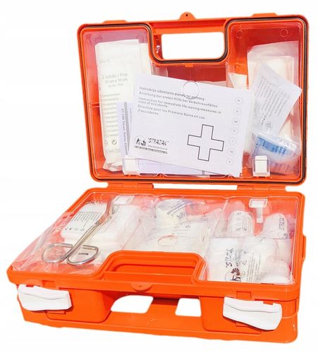 APTECZKA PIERWSZEJ POMOCY ZAKŁADOWA PRZENOŚNA PRZEMYSŁOWA BIUROWA K10 na Arena.pl