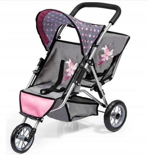 Wózek dla lalki spacerówka Bayer Twin Jogger na Arena.pl