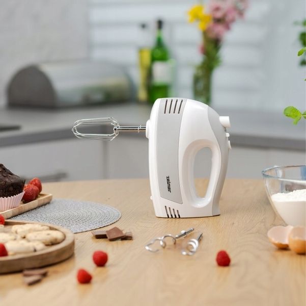 Mikser ręczny Zelmer ZHM2450 700W biały turbo ubijanie wyrabianie ciasta zdjęcie 8