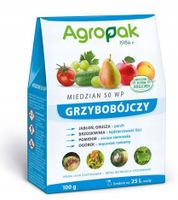 MIEDZIAN 50 WP 100g AGROPAK ZWALCZA CHOROBY WARZYW OWOCÓW PREP GRZYBOBÓJCZY
