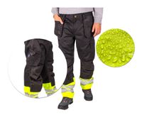 SPODNIE robocze MONTERKI ODBLASK pas 84cm 42