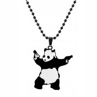 16 0272 Naszyjnik Panda Leon Zawodowiec Killer Pistolety