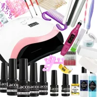 Zestaw HYBRYDOWY STARTOWY LAMPA 168W LED UV FREZARKA FREZY AKCESORIA