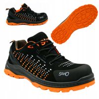 LEKKIE buty OCHRONNE adidasy ROBOCZE Z NOSKIEM wygodne S3 ESD mikrofibra