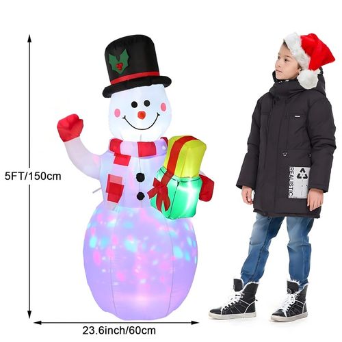 BAŁWAN nadmuchiwany ŚWIECĄCY DUŻY pompowany LED 150cm dmuchaniec na Arena.pl