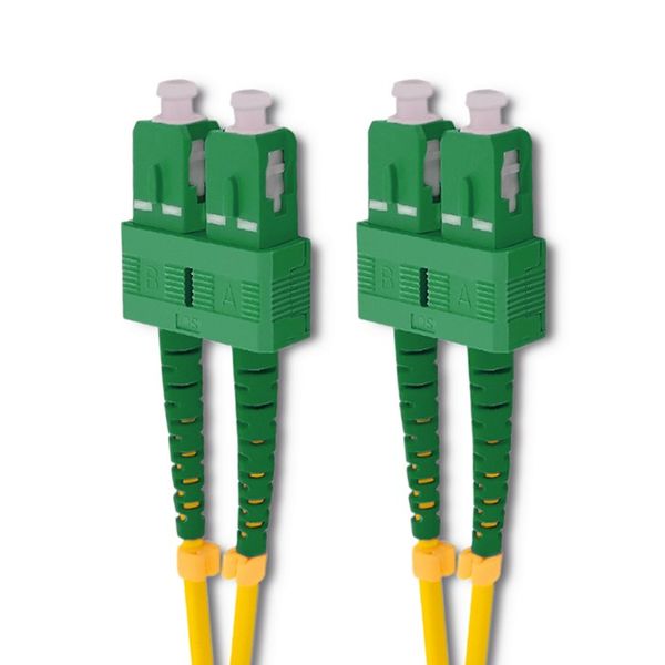 Qoltec Patchcord światłowodowy SC/APC - SC/APC | Singlemode | 9/125 | G652D | Duplex | 2m zdjęcie 2