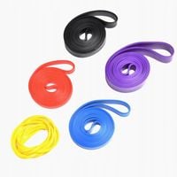 Zestaw 5 Gum Do Ćwiczeń Fitness Gumy Oporowe Wytrzymałe Sport