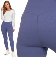 Legginsy Sportowe z Wysokim Stanem Podkreślające Kształty MORAJ 2XL/3XL