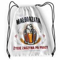 Plecak Dla Małgorzaty Sportowy Szkolny Worek Torba Z Nadrukiem Ze Zdjęciem