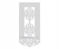 P20 Panel EKRAN nowoczesny stylowa firana ażur KORALIKI glamur 60x130