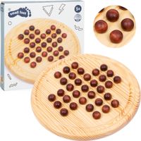 GRA LOGICZNA Samotnik Drewniany Elegancka Klasyka dla Dzieci i Dorosłych