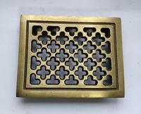 Z07 - KRATKA WENTYLACYJNA PATYNOWANA - 12X16 CM ŻELIWNA KOMINKOWA ŻELIWO