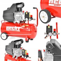 KOMPRESOR OLEJOWY SPRĘŻARKA POWIETRZA TŁOKOWA NIEZAWODNY HECHT 2414 PRO 24L