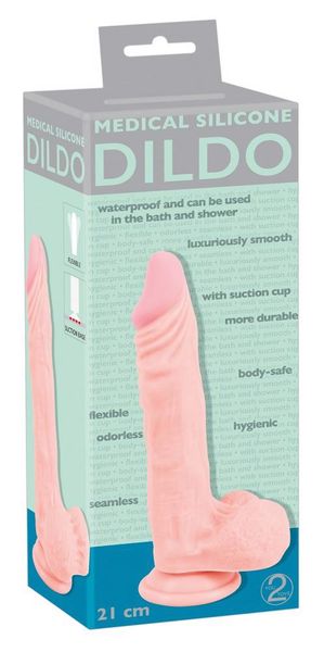 Medical Silicone Dildo 21 cm (H) zdjęcie 1