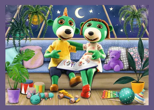 Puzzle 4w1. Dobranoc, Trefliki na noc. Trefliki przed snem na Arena.pl