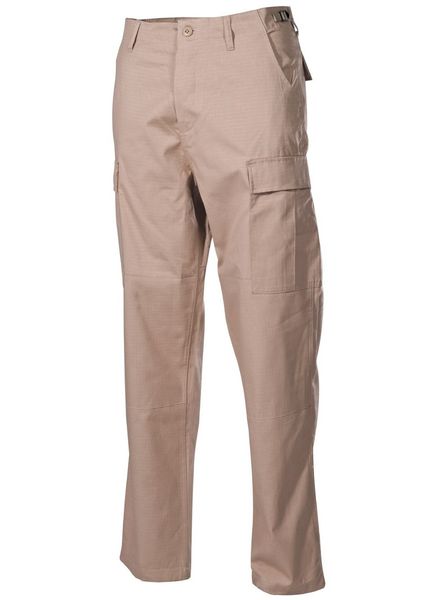 Spodnie US Rip Stop khaki wzmocnienia na kolanach i pośladkach S zdjęcie 1