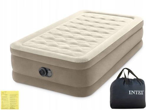 Materac Dmuchany Jednoosobowy Łóżko z Pompką 230V Intex 64426ND MODEL 2024 na Arena.pl