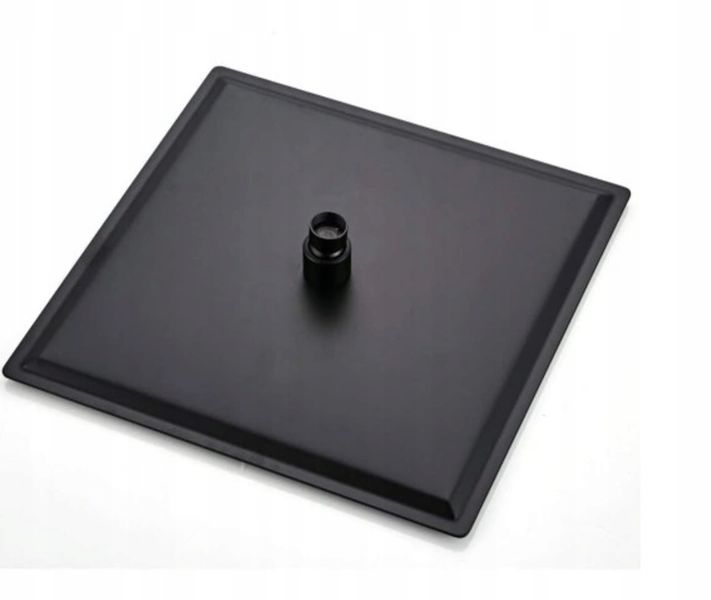 DESZCZOWNICA PRYSZNICOWA CZARNA NATRYSKOWA PRYSZNICA KWADRATOWA 25 CM zdjęcie 5