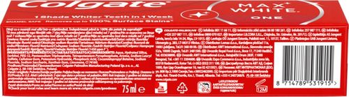 COLGATE MAX WHITE ONE PASTA DO ZĘBÓW WYBIELAJĄCA 75 ML na Arena.pl