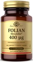 SOLGAR FOLIAN METAFOLIN KWAS FOLIOWY 400mcg 50t