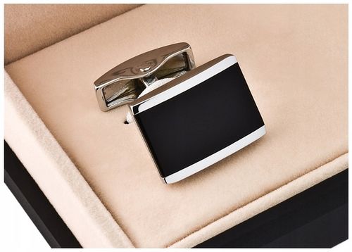 Spinki do Mankietów Koszuli Męskie + PUDEŁKO c04 na Arena.pl