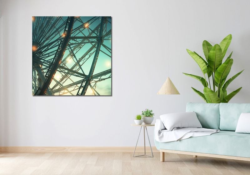 Obraz 100x100cm Światła Molocha zdjęcie 2
