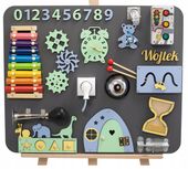 Tablica manipulacyjna sensoryczna Montessori