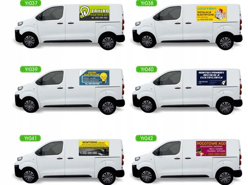 Reklama Naklejka na samochód MASAŻ SPA dużo wzorów gotowy projekt na Arena.pl