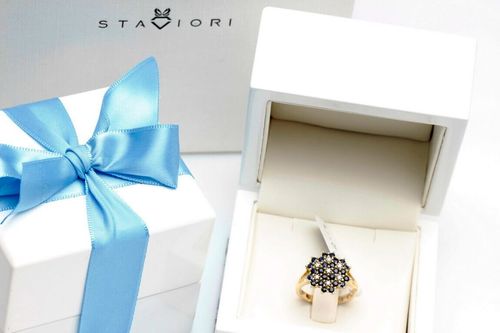 Emaga Złoty pierścionek PZD1600 - Diament na Arena.pl