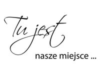 60X40CM TU JEST NASZE MIEJSCE OBRAZ DRUK