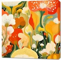 Obraz 90x90cm Kwiatowy Raj