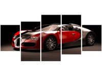OBRAZ CZERWONE BUGATTI VEYRON