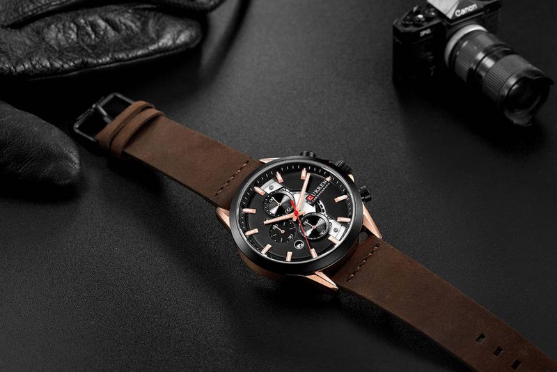 ZEGAREK MĘSKI CURREN 8325 (zc024d) - CHRONOGRAF zdjęcie 4