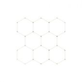 LAMPA LED HEXAGON 8L 350W 6500K SUPER JASNA 45500LM