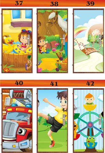 Fototapeta NAKLEJKA okleina drzwi szafe dla dzieci na Arena.pl