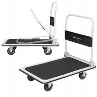 Wózek TRANSPORTOWY płaski składany udźwig 300kg PLATFORMA 4 kółka 90 x 60cm