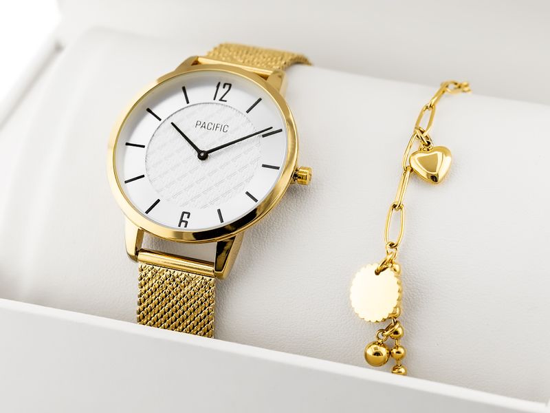 ZEGAREK DAMSKI PACIFIC X6190-03 - komplet prezentowy (zy724b) zdjęcie 2