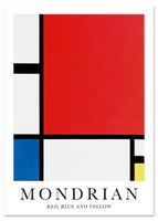 Plakat cyfrowy do wydruku Mondrian